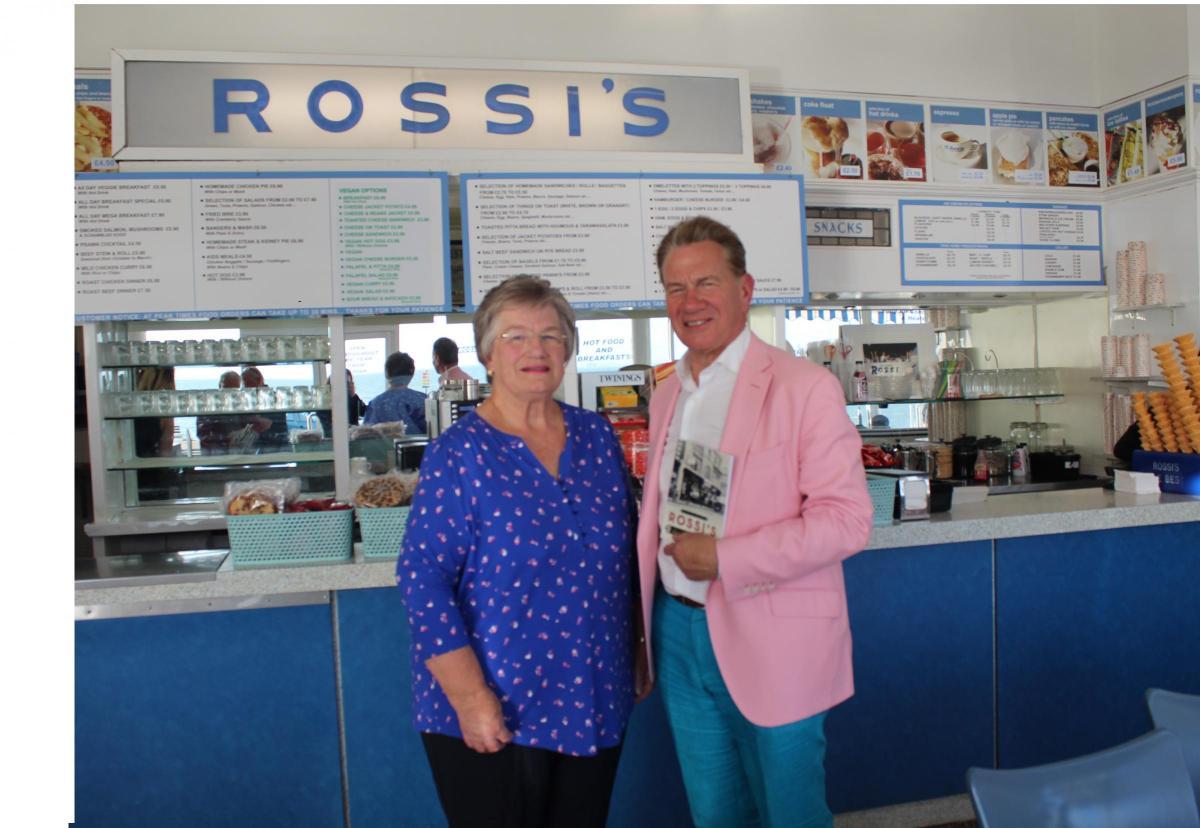 Star appeal - broadcaster and former politician Michael Portillo paid a visit when he travelled to Southend seafront