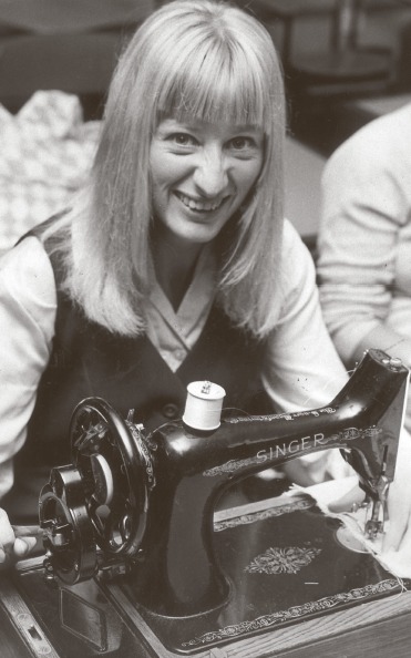Cottoning on - Norma Higgleton gets to grips with her sewing machine