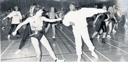 Athletic - javelin star Tessa Sanderson at the Park Sports Centre 30 years ago