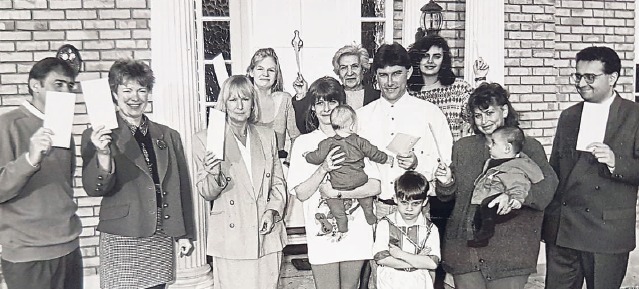 Ignored - residents of St Mary Close, in Shoebury, who were left out of postal voting in 1992