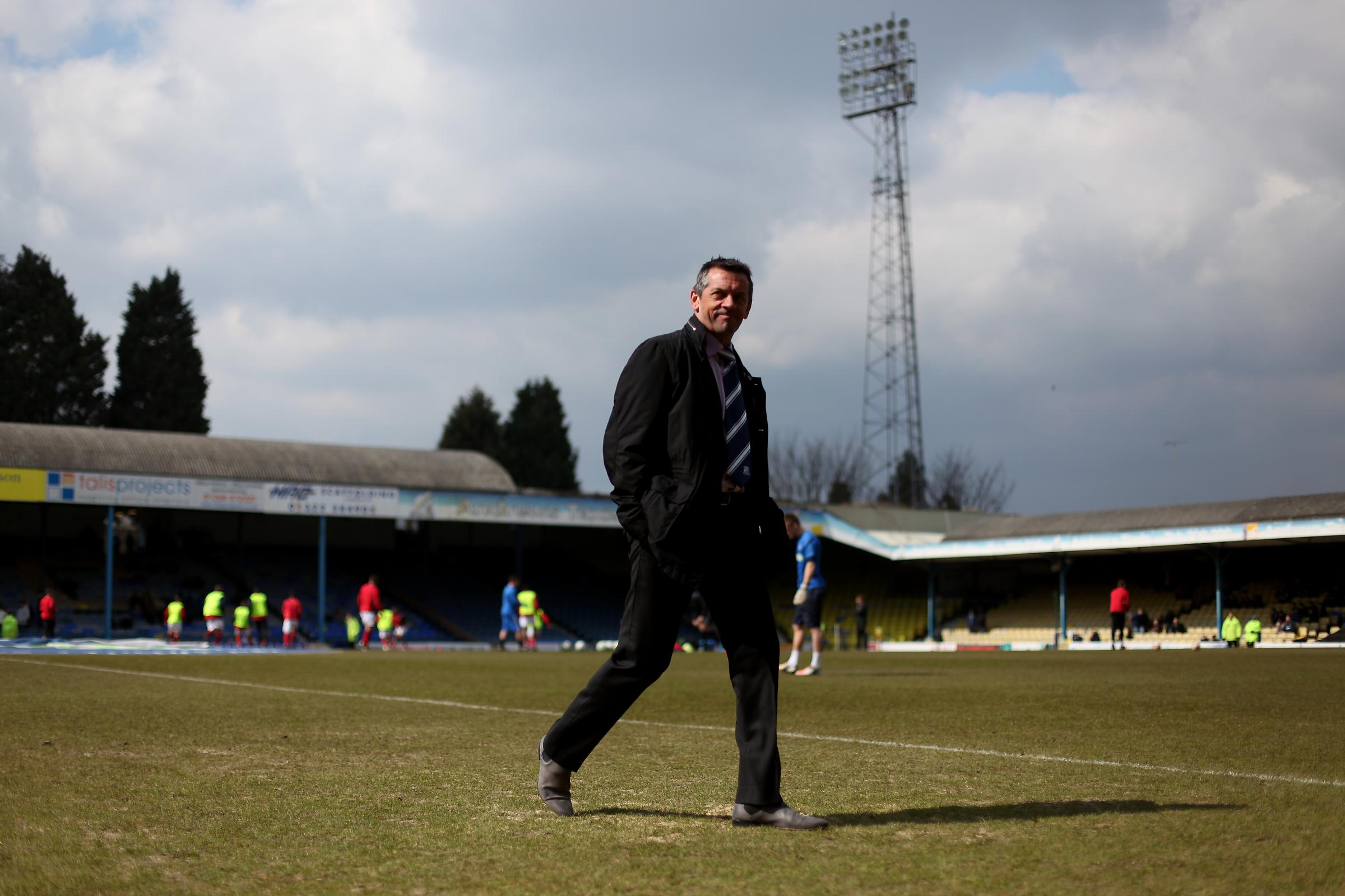 Back in the hotseat - Phil Brown sealed his return and was named as Mark Molesleys successor last week