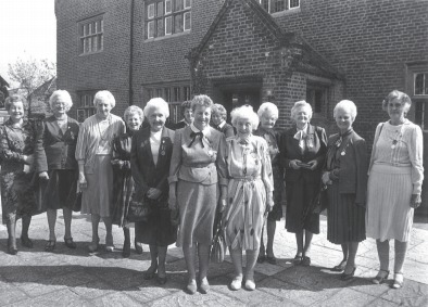 Long service - Womens Royal Voluntary Service members from Leigh in 1988
