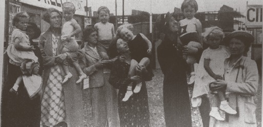 Tots - the winners of the 1937 carnival toddler competition