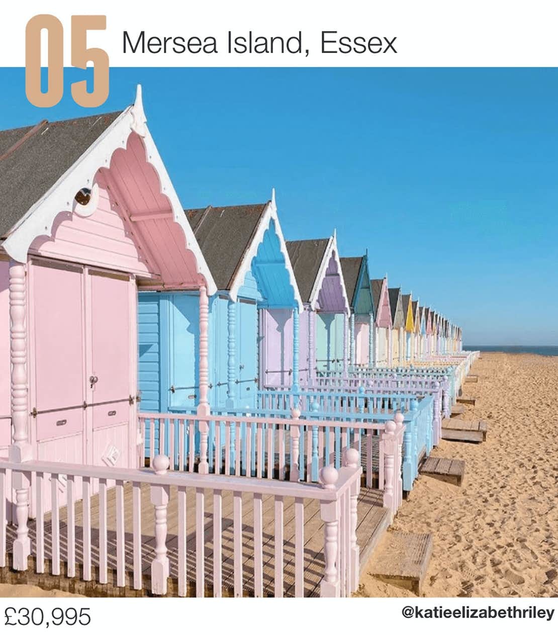 Mersea beach huts amongst the most Instagrammable in UK