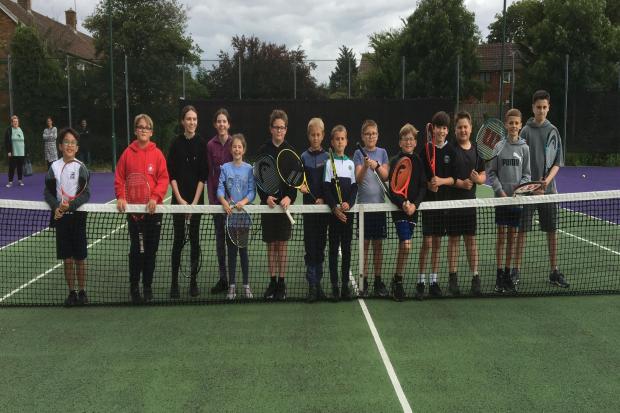 Fun and friendship - tennis is a great sport  for youngsters to pick up and enjoy