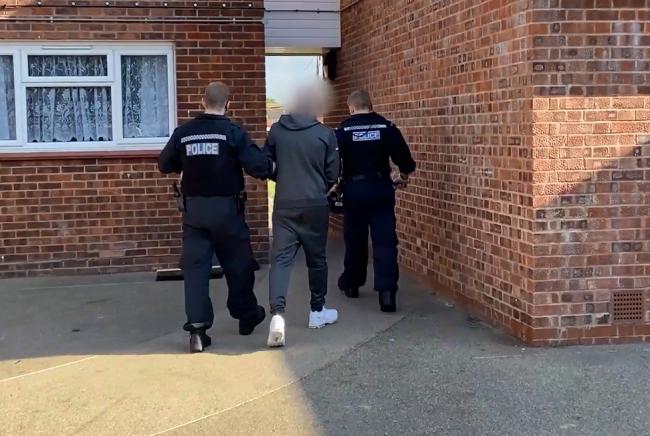 One of the men arrested on Canvey