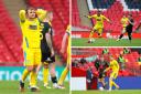 Tough to take - Concord Rangers were beaten by Harrogate Town at Wembley   Pictures: PAUL RAFFETY