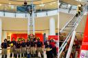 Firefighters climb equivalent of Mount Everest at south Essex shopping centre