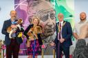 Coronation - Southend Airport has unveiled a mural of King Charles III