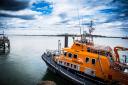 Rescue operation - RNLI Harwich's lifeboat was deployed to assist the stricken motorboat