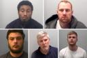 Jayden Henry-Flavien, Thomas Warwick, Gary Goodwin, Dean Warrington and Liam Harvey (left to right, top to bottom) have been jailed