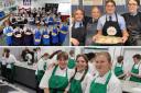 Pupils at Ormiston Academies across the UK during the record-breaking bake