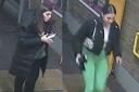 CCTV - Images of two women who they believe may have information that could help with their investigation