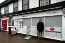 Sad - Andrew Shrader outside of the One Stop, in Billericay High Street