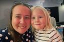 Family - Keziah Playle, five, and Sarah Playle, 42