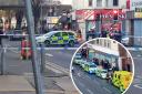 Police cordon in Southend city centre after large emergency services presence