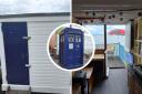 This Thorpe Bay beach hut has been likened to the TARDIS.