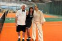 Su Harrison recently officiated a wedding at a Basildon tennis club.