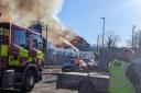 ‘Avoid the area’: Fire service update after Burnt Mills blaze as smoke plume forms