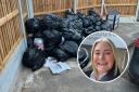 Pitsea resident Clare Winzar is one of more than 2,600 people backing a petition to bring back weekly black bin collections.