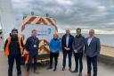 Southend West MP Anna Firth was pictured with Anglia Water representatives.