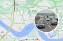 There are major queues heading towards the Dartford Crossing this morning.