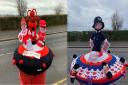 Police launch probe after theft of postbox toppers knitted by 'Leigh's Banksy'