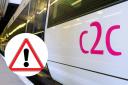 Delays - c2c is facing issues this morning after an object was caught in overhead wires