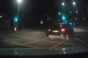 Shock - the car turning right before going the wrong way around the roundabout