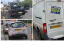 Seized - Police have seized and reported drivers for not wearing seatbelts and lacking insurance