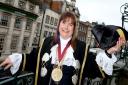 Celebration - the new mayor of Colchester, Lesley Scott-Boutell