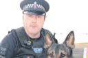 Rescue act – PC David Bridge and police dog, Diesel