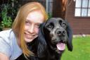 Peculiar taste – Emily Ashley, 14, with Nelson which has an appetite for household objects