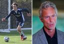 Doing well - Southend United youngster Oscar Jones (left) is the nephew of legendary former swimmer Mark Foster (right)