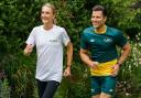 Mark Wright is being coached by Paul Radcliffe ahead of the London Marathon (FLORA)