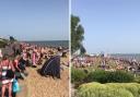 Watch: Crowds head to Southend beach as sunseekers enjoy hottest day of the year