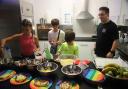 Valuable skills - the youngster learn to cook