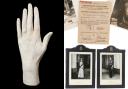 Up for grabs - a life-sized cast of Lady Diana's hand is among items to go under the hammer