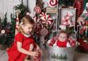 Eliza three months with her big sister Amelia, they have loved going along to see Father Christmas. Pic: Fairylea