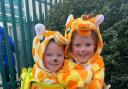 Abbi Ranger sent in this photo of Emmi and her fiend Millie dressed as animals from Noah's Ark