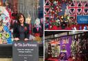 Fun - Fiona Foster, from Vintage by the Sea, The Royals Shopping Centre décor and a window display by florist Courts of Rayleigh
