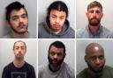Jailed - These criminals were jailed in January.