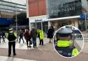Large police presence pictured in Southend city centre today - here's why
