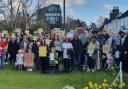 Campaign - Freddie Coleman's family lead a village march to raise awareness on issues with roads and speeding in the village