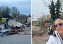 'Thoughtless' - piled-up rubbish was removed following reports from residents.