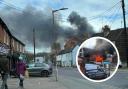 Updates as firefighters tackle large blaze with Billericay High Street shut off