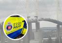 Police bring person to safety after concerns for welfare at Dartford Crossing