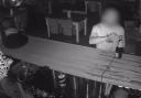 Burglary - Suspect cracks open a bottle of Prosecco