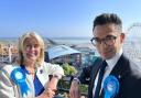 Proud -  Southend West MP Anna Firth and Conservative candidate Gavin Haran
