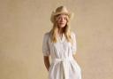 Pure Cotton Broderie V-Neck Midi Shirt Dress from Joules will be perfect for future summer dressing